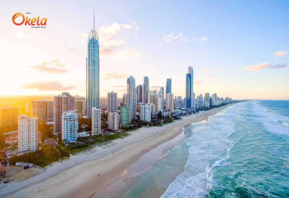 Tour du lịch Úc, Brunei - Thành phố biển Gold Coast
