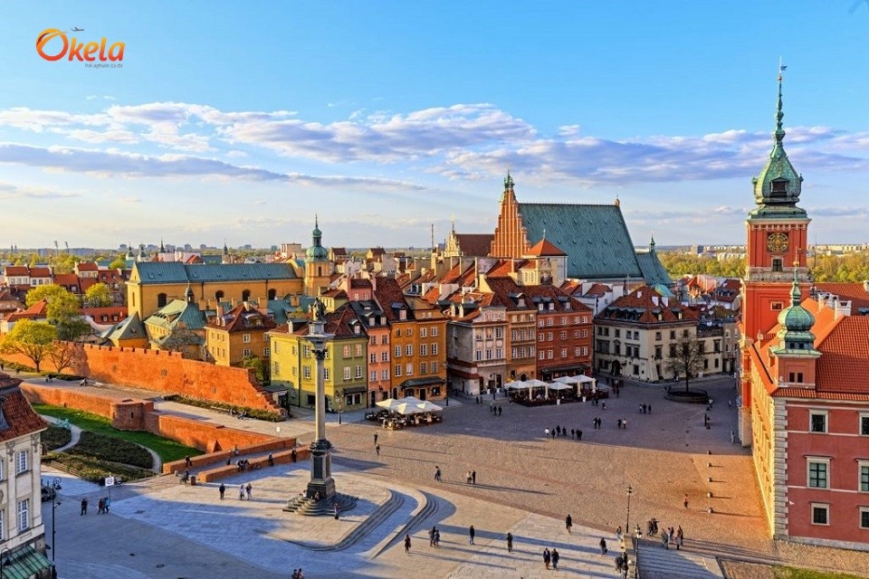 Du lịch Đông Âu Warsaw - là một thành phố xinh đẹp và phát triển nhất ở Ba Lan