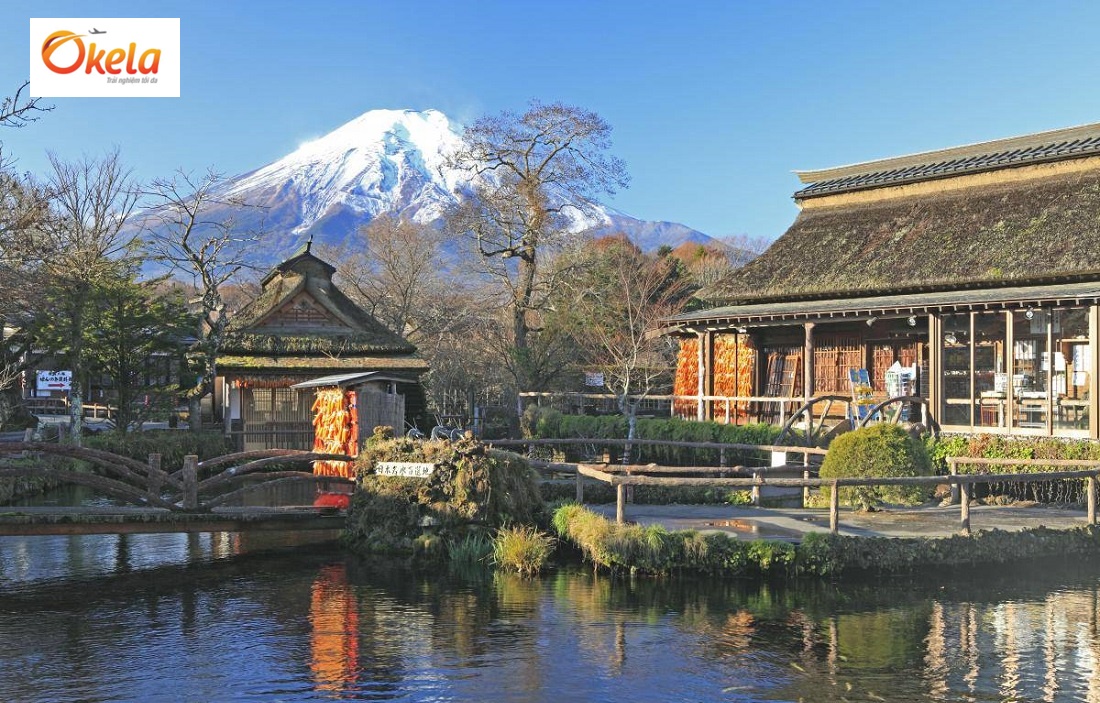 Địa điểm tham quan tại Nhật Bản - Làng văn hóa Oshino Hakkai Địa điểm tham quan tại Nhật Bản - Làng văn hóa Oshino Hakkai