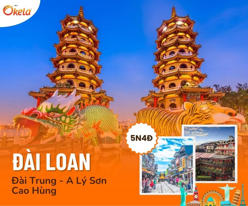 Du lịch Đài Loan 5 ngày 4 đêm