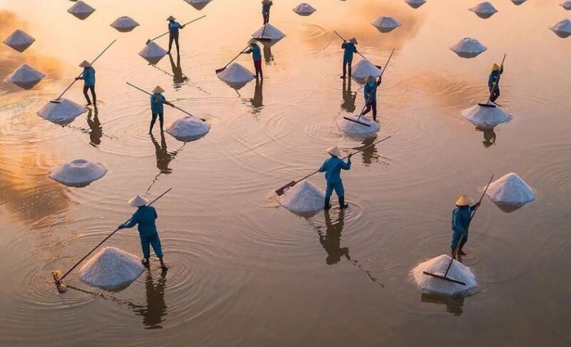 Cánh đồng muối Sa Huỳnh
