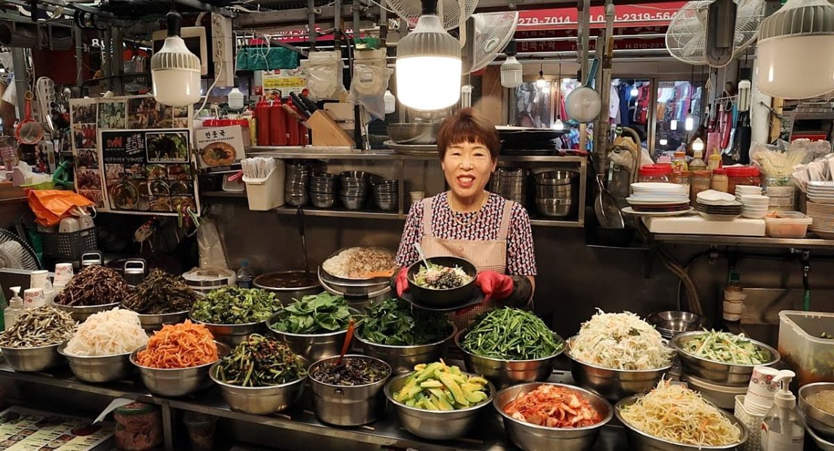 Chợ Gwangjang Hàn Quốc